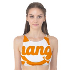 Think Switch Arrows Rethinking Tank Bikini Top by Nexatart