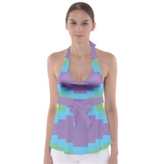 Carmigender Flags Rainbow Babydoll Tankini Top by Mariart