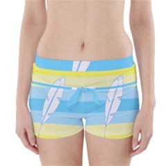 Feather Flags Boyleg Bikini Wrap Bottoms by Mariart