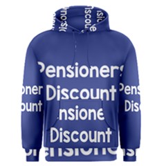 Pensioners Discount Sale Blue Men s Pullover Hoodie