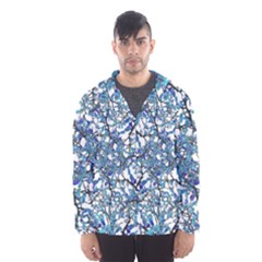 Modern Nouveau Pattern Hooded Wind Breaker (men) by dflcprintsclothing