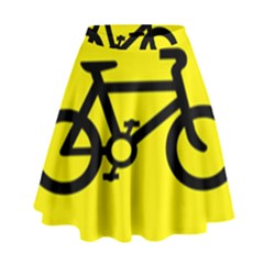 Stay Classy Bike Cyclists Sport High Waist Skirt