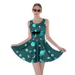 Space Pattern Skater Dress by ValentinaDesign