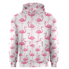 Pink Flamingos Pattern Men s Pullover Hoodie by Nexatart
