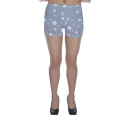 Decorative Dots Pattern Skinny Shorts by ValentinaDesign