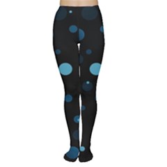 Decorative Dots Pattern Women s Tights by ValentinaDesign