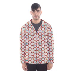 Honeycomb Pattern             Mesh Lined Wind Breaker (men) by LalyLauraFLM