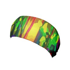 Abstract Vibrant Colour Botany Yoga Headband by Nexatart