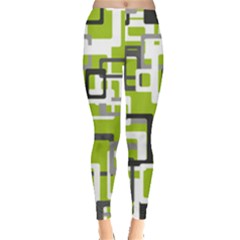 Pattern Abstract Form Four Corner Leggings  by Nexatart