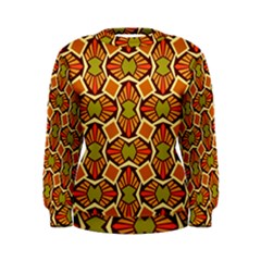 Geometry Shape Retro Trendy Symbol Women s Sweatshirt by Nexatart