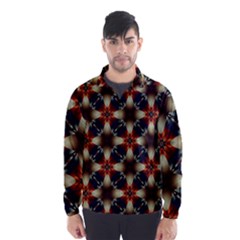 Kaleidoscope Image Background Wind Breaker (men) by Nexatart