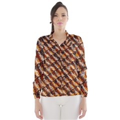 Dirty Pattern Roof Texture Wind Breaker (women) by Nexatart