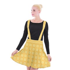 Pattern Background Texture Suspender Skater Skirt