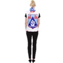 Haifa Coat of Arms  Women s Button Up Puffer Vest View2