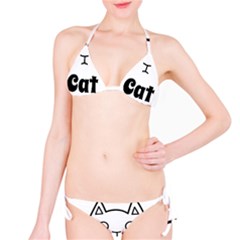 Love My Cat Mommy Bikini Set by Catifornia