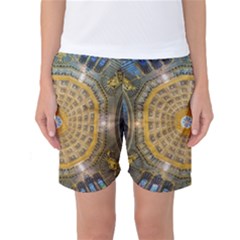 Arches Architecture Cathedral Women s Basketball Shorts by Nexatart