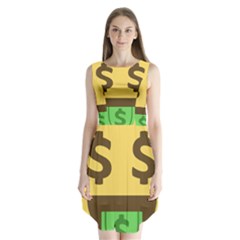 Money Face Emoji Sleeveless Chiffon Dress   by BestEmojis