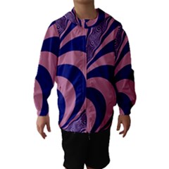 Fractals Vector Background Hooded Wind Breaker (kids) by Nexatart