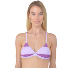 Purple Modern Reversible Tri Bikini Top by Nexatart