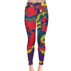 Abstract Art Leggings  by ValentinaDesign