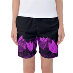 Tulips Women s Basketball Shorts by ValentinaDesign