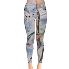 Abstract Design Leggings  by ValentinaDesign
