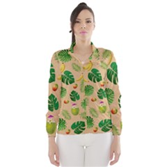 Tropical Pattern Wind Breaker (women) by Valentinaart