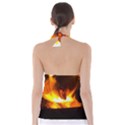 Fire Rays Mystical Burn Atmosphere Babydoll Tankini Top View2