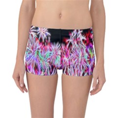 Fractal Fireworks Display Pattern Reversible Boyleg Bikini Bottoms