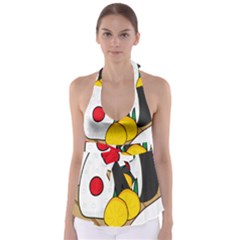 Sushi Food Japans Babydoll Tankini Top by Mariart
