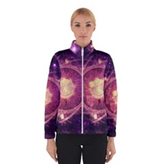 A Gold And Royal Purple Fractal Map Of The Stars Winterwear by jayaprime