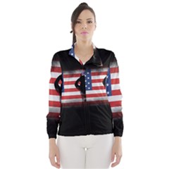 Honor Our Heroes On Memorial Day Wind Breaker (women) by Catifornia