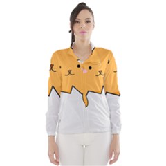 Yellow Cat Egg Wind Breaker (women) by Catifornia