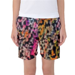 Colorful Texture               Women s Basketball Shorts by LalyLauraFLM