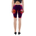Lip Vector Hipster Example Image Star Sexy Purple Red Yoga Cropped Leggings View2