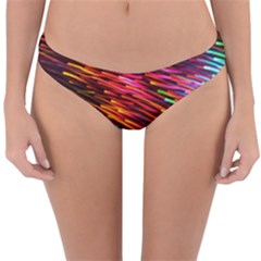Rainbow Shake Light Line Reversible Hipster Bikini Bottoms by Mariart