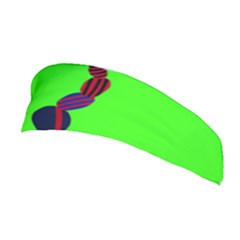 Egg Line Rainbow Green Stretchable Headband by Mariart