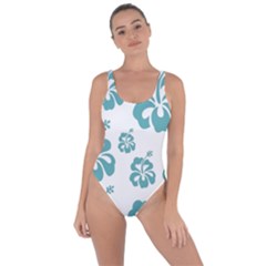 Hibiscus Flowers Green White Hawaiian Blue Bring Sexy Back Swimsuit by Mariart