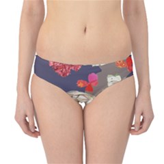 Original Butterfly Carnation Hipster Bikini Bottoms by Mariart