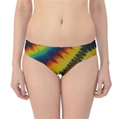 Red Blue Yellow Green Medium Rainbow Tie Dye Kaleidoscope Opaque Color Hipster Bikini Bottoms by Mariart