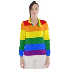 Pride Rainbow Flag Wind Breaker (women) by Valentinaart