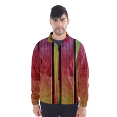 Colourful Wood Painting Wind Breaker (men) by BangZart