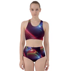 Neon Heart Bikini Swimsuit Spa Swimsuit  by BangZart
