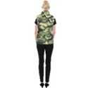 Camouflage Camo Pattern Women s Button Up Puffer Vest View2