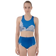 Sky Clouds Blue White Weather Air Bikini Swimsuit Spa Swimsuit  by BangZart