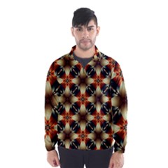 Kaleidoscope Image Background Wind Breaker (men) by BangZart