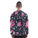 Oriental Style Floral Pattern Background Wallpaper Hooded Wind Breaker (Men) View2