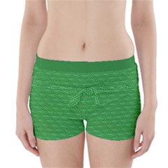 Green Scales Boyleg Bikini Wrap Bottoms by Brini