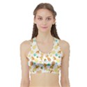 Seamless summer fruits pattern Sports Bra with Border View1