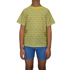 Golden Scales Kids  Short Sleeve Swimwear by Brini